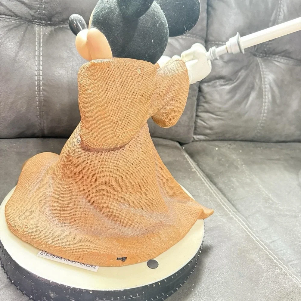 Disney Star Wars Mickey Mouse Jedi Knight Figure Lightsaber Robes Statue Big Fig